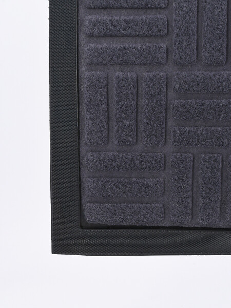ALFOMBRA FIELTRO PARA PUERTA GRIS