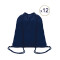 Bolsa Mochila x 12 unidades Azul marino