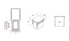 CUBO DE BASURA extraible 35LTS antracita Cubo De Basura Extraible 35lts Antracita