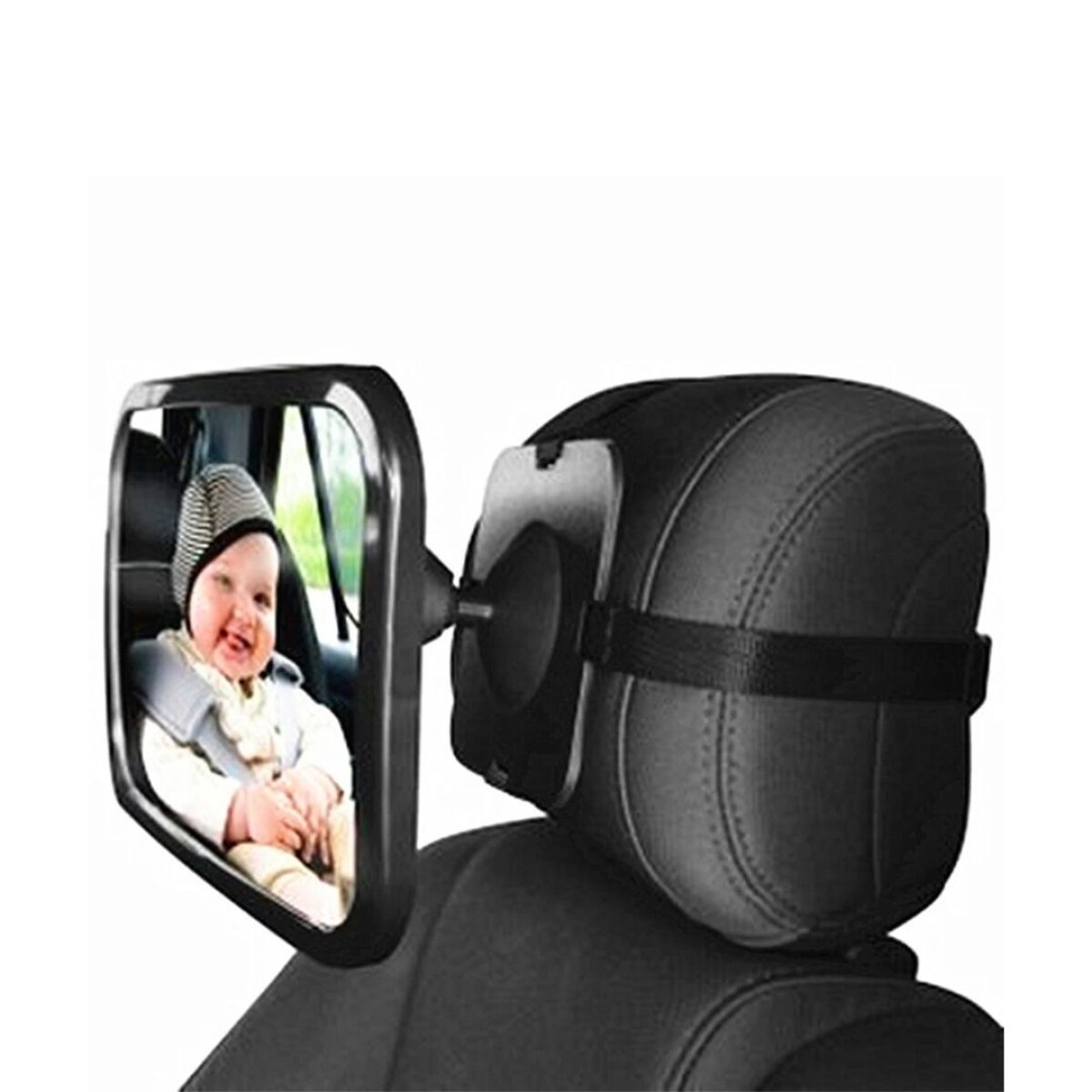 Espejo Retrovisor Auto Bebe Asiento Seguridad Infantil Visión 360 grados 