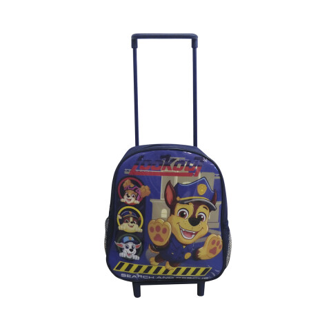 Mochila Infantil Paw Patrol con Carro 30 x 24 cm AZUL