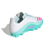 Championes Fútbol Niño Adidas F50 Messi Club FG Blanco-Rosado