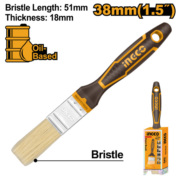 PINCEL 1.5´´ INGCO CHPTB8715 INDUSTRIALES PINCEL 1.5´´ INGCO CHPTB8715 INDUSTRIALES
