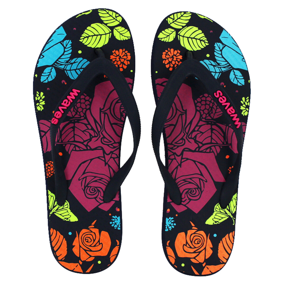 Sandalias Ojotas De Mujer Flip Flops Waves - Primavera 