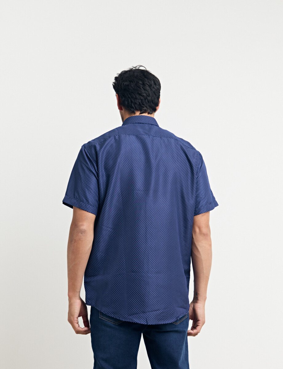 012660 CAMISA HARRINGTON LABEL Azul Osc/bla