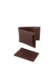 Billetera con tarjetero extraible Marrón