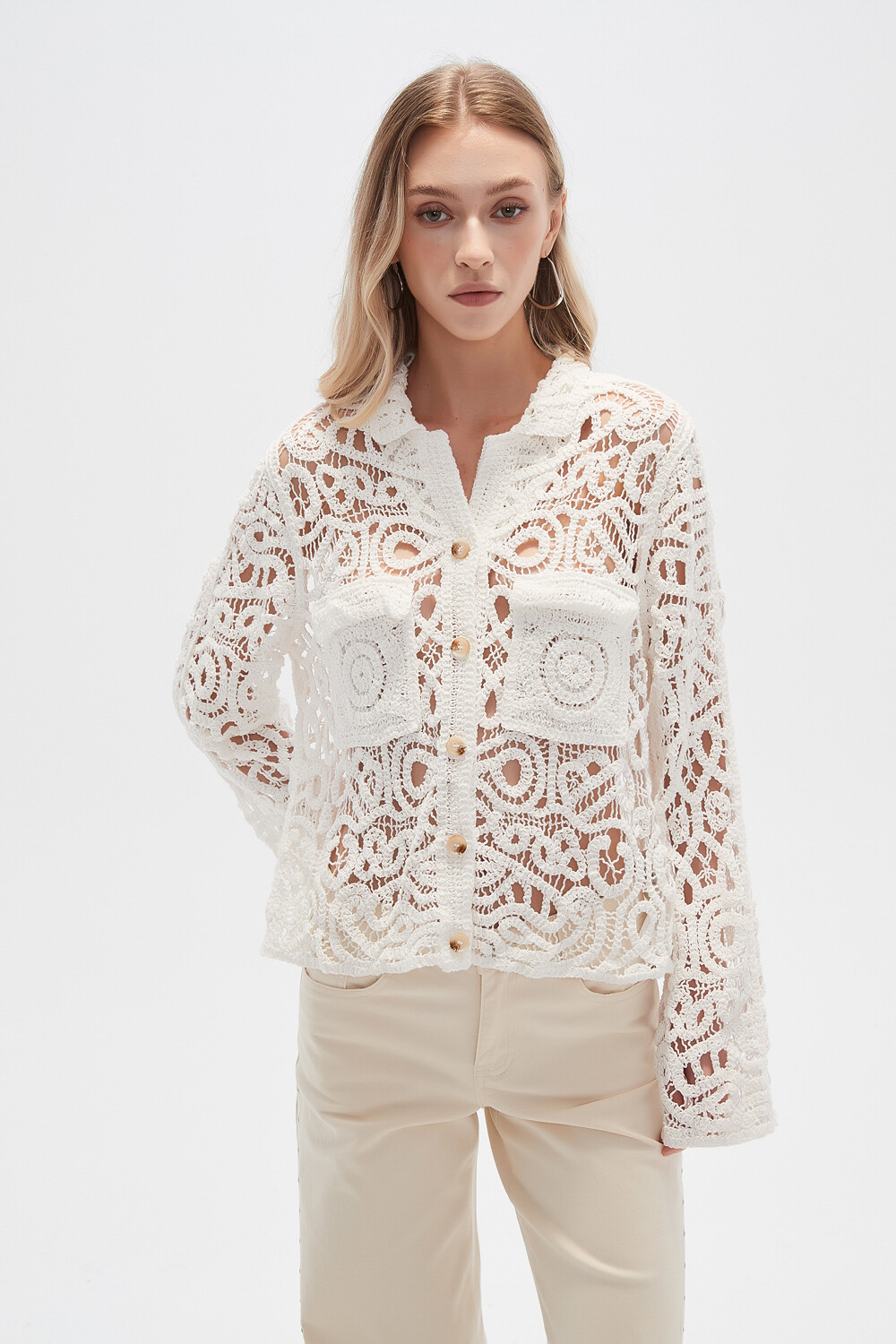 Camisa Nulina Marfil / Off White