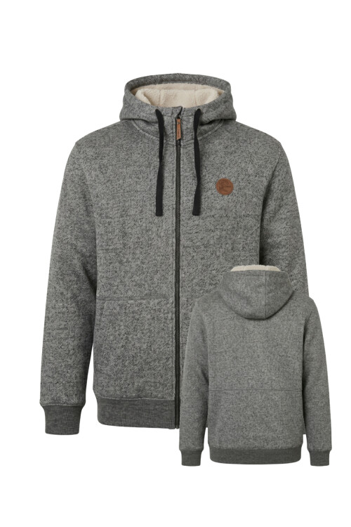 Campera O'Neill Melange Texture Gris Oscuro