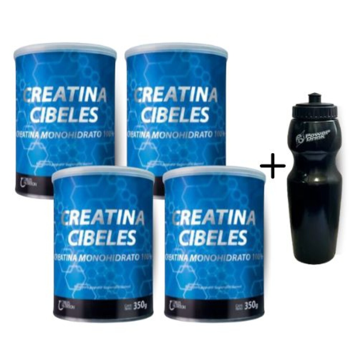 CREATINA CIBELES 350 GR PROMO 4 UNIDADES + 1 CARAMAÑOLA 