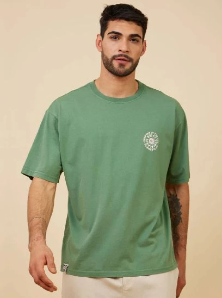 T-SHIRT RUSTY SAITES - VERDE 