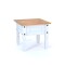 Mesa de living lateral - Linea mexicana Blanco
