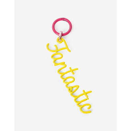 Llavero Y Bag Charm Fantastic Combinacion Bicolor