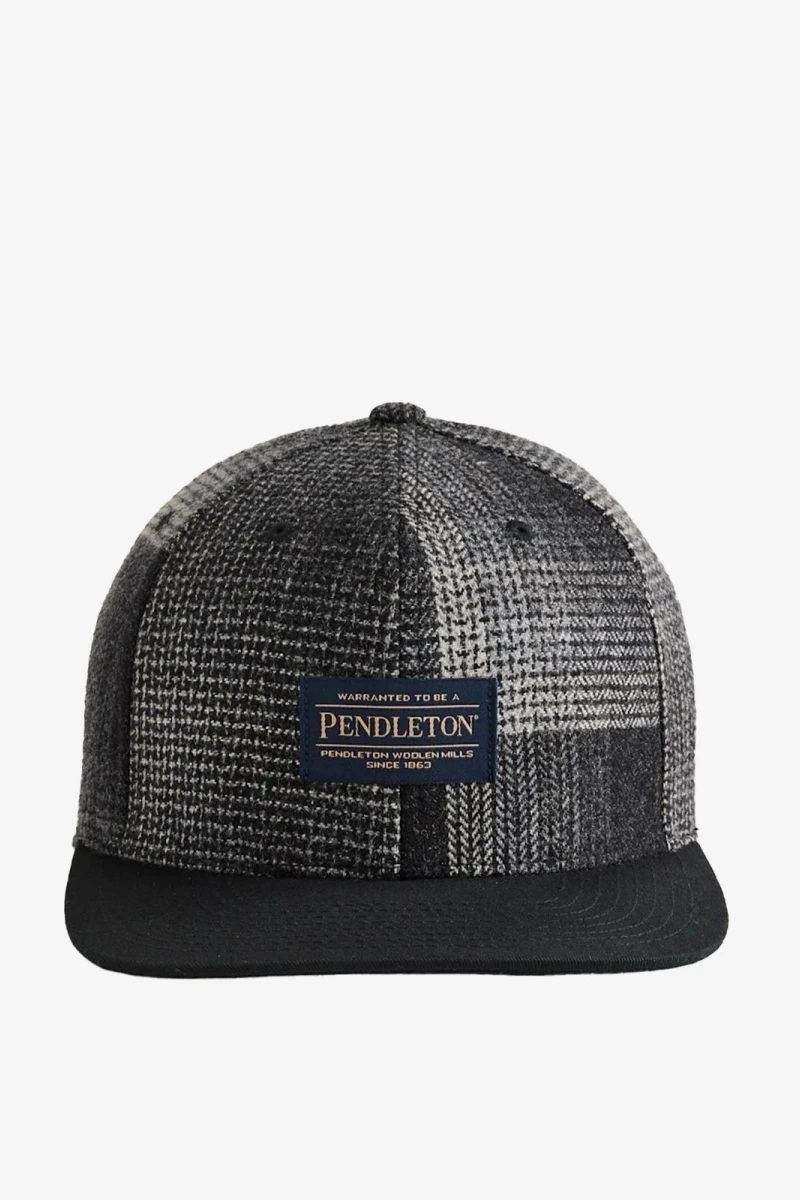 PATCHWORK FLAT BRIM Negro
