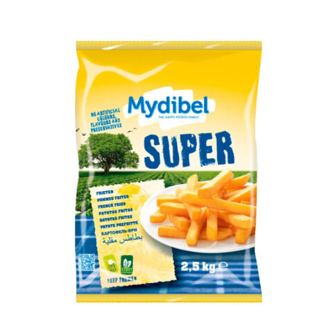 PAPAS FRITAS SUPER 14/14 MYDIBEL (SUPER) - 2,5 KG Papas Fritas Super 14/14 Mydibel (super) - 2,5 Kg