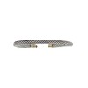 Brazalete Torneado-Plata y Oro-Con resina- BR5003 sinpiedra