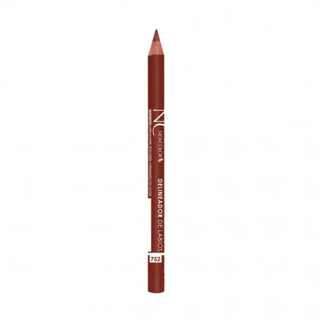 NEWCOLOR LAPIZ DELINEADOR DE LABIOS N° 752 MARRON X 1,2 g NEWCOLOR LAPIZ DELINEADOR DE LABIOS N° 752 MARRON X 1,2 g