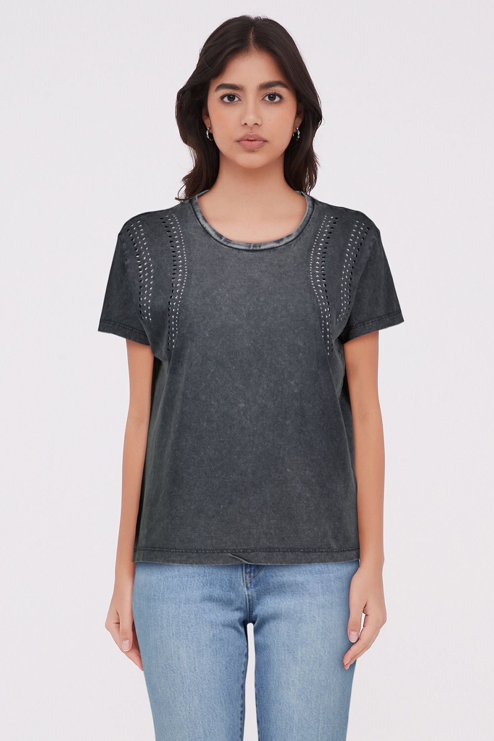 Remera Giorgi Gris Oscuro