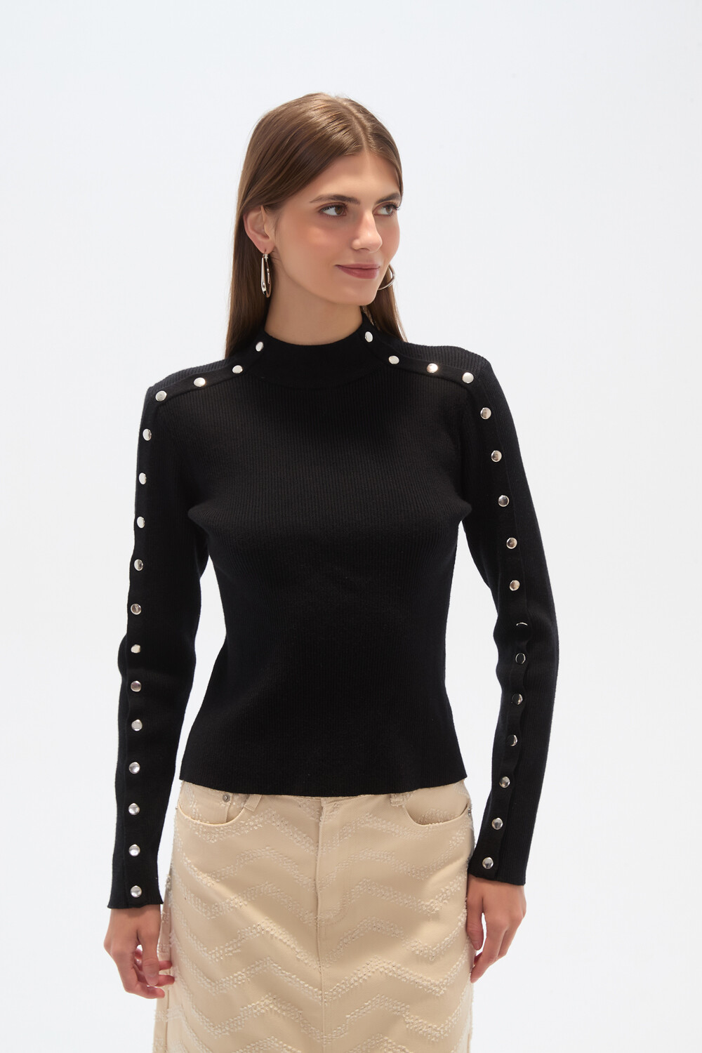 Sweater Caddie Negro