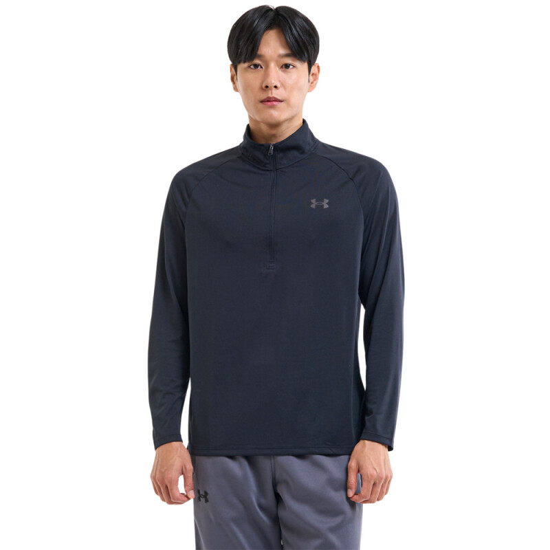 UA Tech 2.0 1/2 Zip-BLK BLK-001