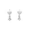Caravanas Aro Corazón-Plata 925-Piedra Zirconia-CA3058 Conpiedra