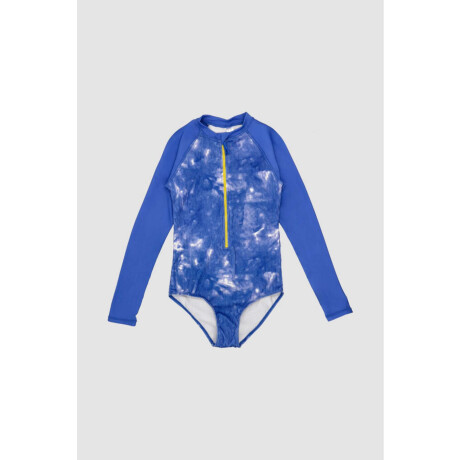 Manga larga surf bingo 2-16a Batik azul