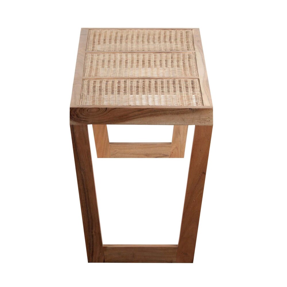 PIE DE CAMA MADERA-ACACIA NATURAL-BEIGE EMA