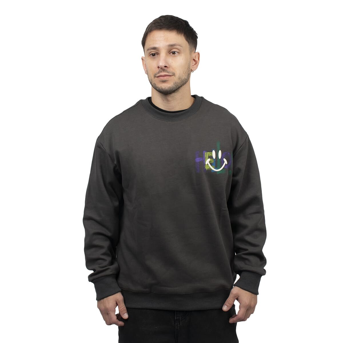 BUZOS ACTIVE HODDIE CON ESTAMPA Unisex - XC02 - Verde 