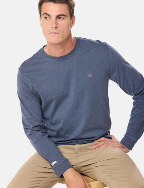 REMERA LISA DE ALGODÓN Marino