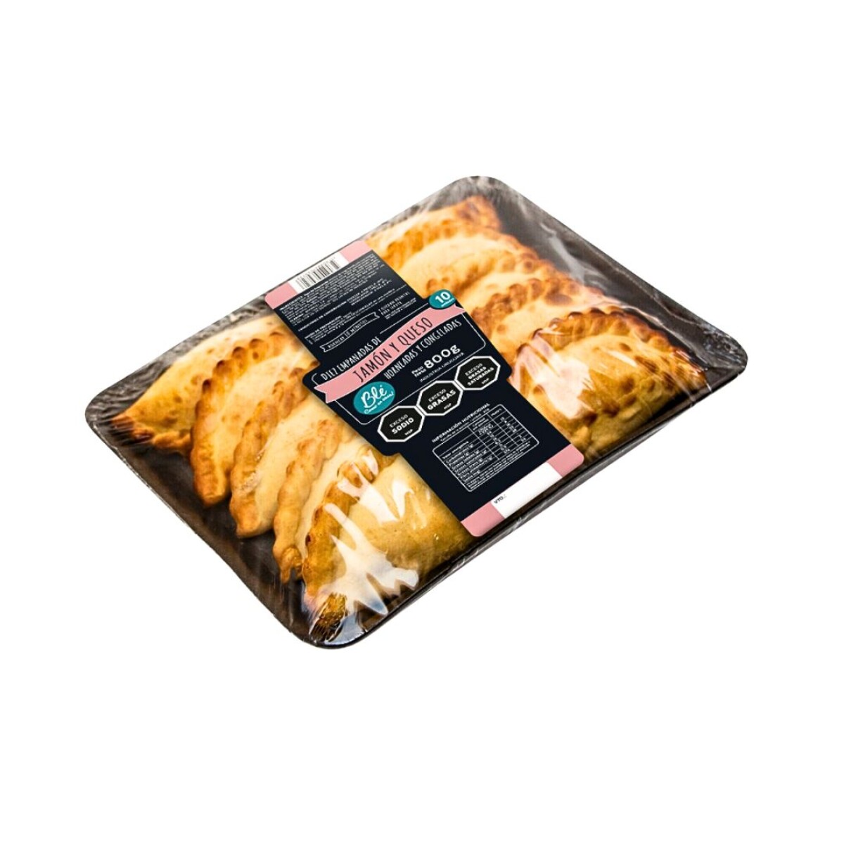Empanadas de Jamón y Queso Blé - 10 uds. - 800 g 