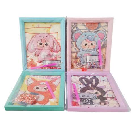 Kit para crear tu propio cuadro labubu con diamantes Kit Para Crear Tu Propio Cuadro Labubu con diamantes