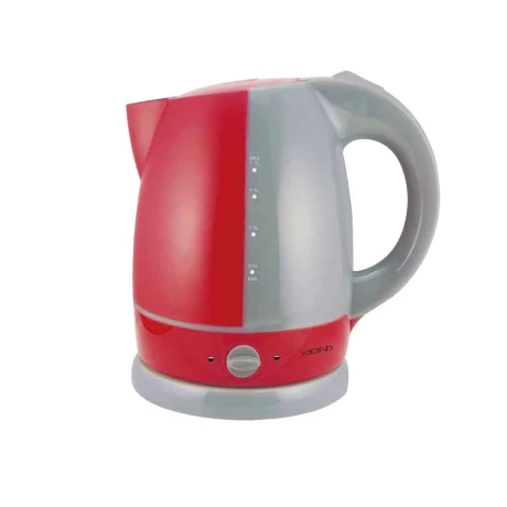 Jarra electrica Xion 1.7 litros color rojo y gris 001