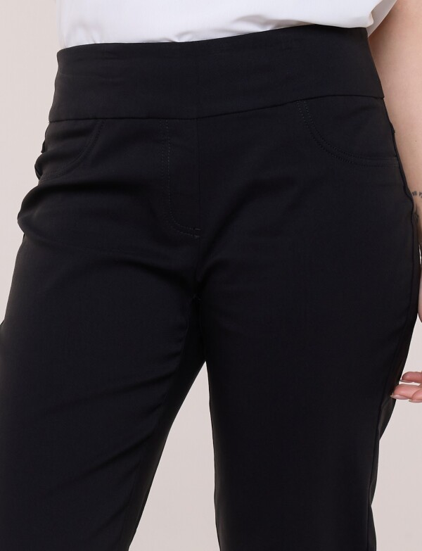 Pantalon Pull On NEGRO