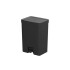 Papelera con pedal 30L Negro