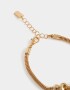 Pulseras Infantiles Licencias Pulsera Flexible Multi Dije Cinnamoroll - Dorado