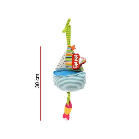 Dormidera Barco Phi Phi Verde y Celeste