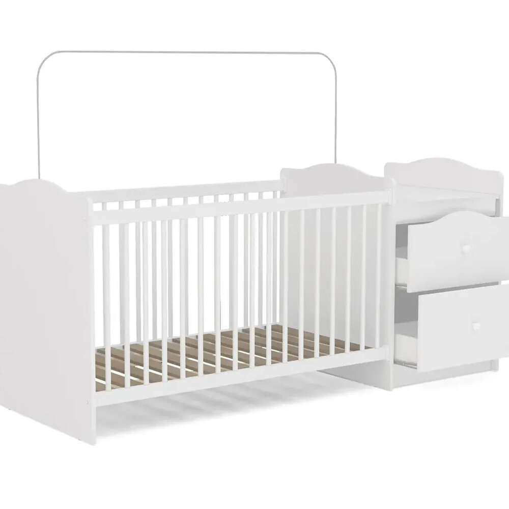 Combo infantil: Cuna + Colchón Diseño niña