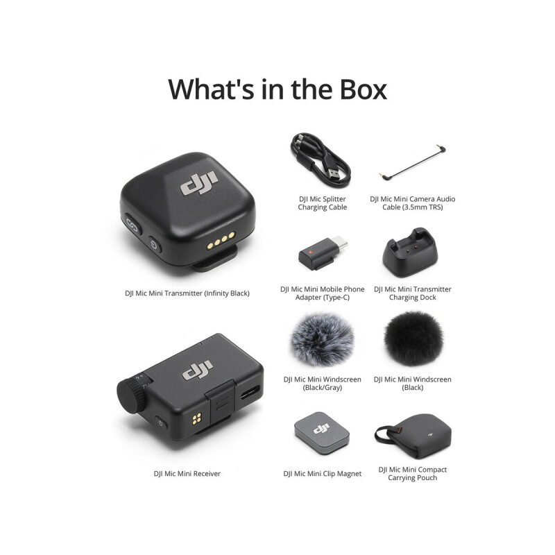 Micrófono Solapero Inalámbrico DJI Mini Micrófono Solapero Inalámbrico DJI Mini