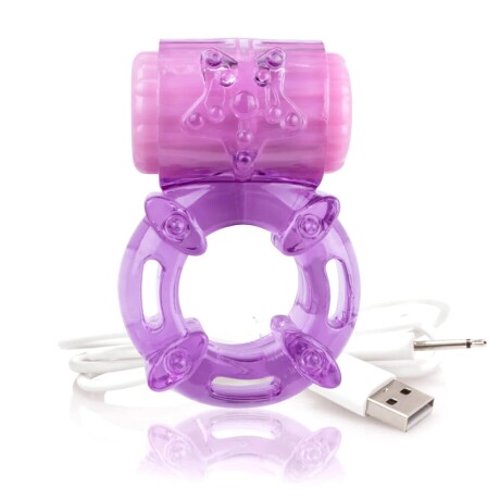 Anillo Vibrador Recargale Charged Big O Violeta