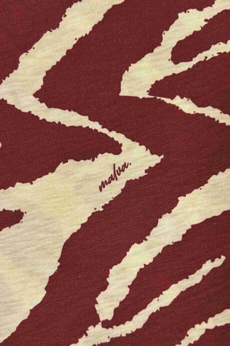 Remera Simone Red Cebra Remera Simone Red Cebra