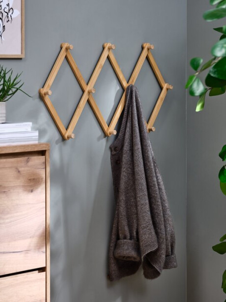 Perchero VANDSTED 10 ganchos bambú Perchero VANDSTED 10 ganchos bambú