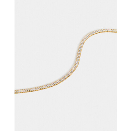 Collares Cortos Bañada en Oro Dorado