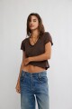 REMERA TAKE 2 Marron