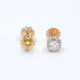Caravanas En Oro 18K Y Brillantes Caravanas En Oro 18K Y Brillantes