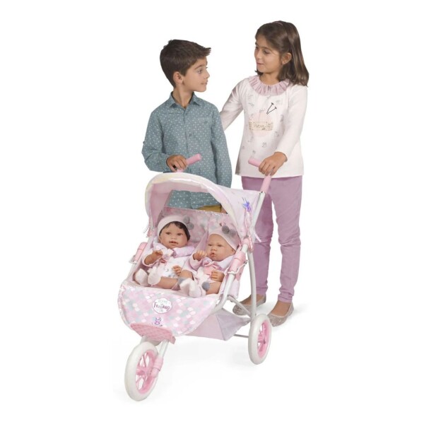 Coche De Muñecas Gemelos Plegable De Cuevas Bebes Niños Coche De Muñecas Gemelos Plegable De Cuevas Bebes Niños