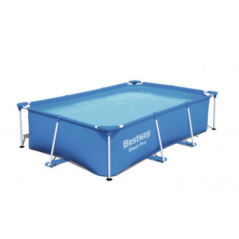 Piscina Rectangular Bestway con Estructura Metalica 2300 lts S/Depurador Piscina Rectangular Bestway con Estructura Metalica 2300 lts S/Depurador