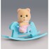 Sylvanian Families Oso Bebe Con Caballito Mecedor Juguete Sylvanian Families Oso Bebe Con Caballito Mecedor Juguete