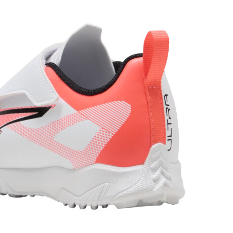 PUMA ULTRA 5 PLAY VELCRO TF White & Pink
