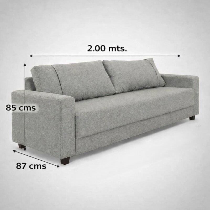 SOFA 3 CUERPOS - TELA TRAMADA CON PUNTOS GRISES, BLANCOS y NEGROS. SOFA 3 CUERPOS - TELA TRAMADA CON PUNTOS GRISES, BLANCOS y NEGROS.