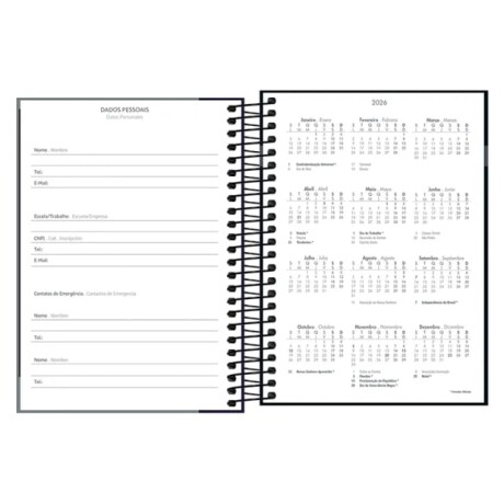 Agenda Tilibra 2026 D+ Action Basketball