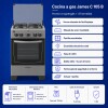 Cocina A Gas James 4 Hornallas Titanuim C 105 B Cocina A Gas James 4 Hornallas Titanuim C 105 B